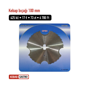 Zubatý nerezový nůž 100 mm